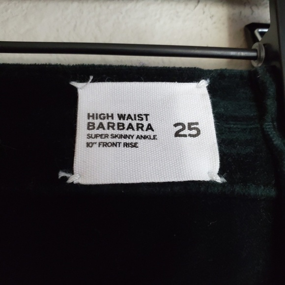 Hudson Barbara High-Rise Velvet Jeans size 25 NWT - Picture 5 of 5